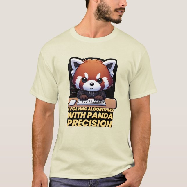 Utveckla algoritmer med Panda Precision T Shirt (Framsida)