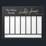 Utveckla enkel skriptplanering varje vecka, svart anteckningsblock<br><div class="desc">Den här mångsidiga veckotidsplaneraren har konfigurerats med mycket grundläggande inslag som alla kan redigeras... utom för huvudet. Uttrycket "veckomollering" återges i ett modernt, utvecklat kalligrafiskt teckensnitt och har placerats överst på sidan som grafik. Använda mallen fält om du vill lägga till informationen som du vill. Ändra även färg eller annat...</div>