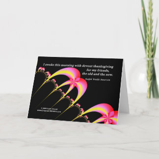 Utveckla thanksgiving för mina vänner helgkort