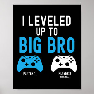 Utveckla upp till Big Brother Design Video Game Pl Poster