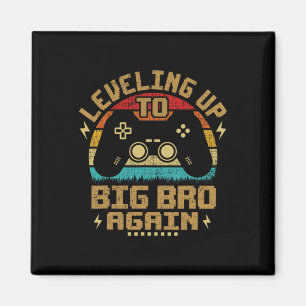 Utveckla upp till stor bro igen Vintage Gamer Brot Magnet