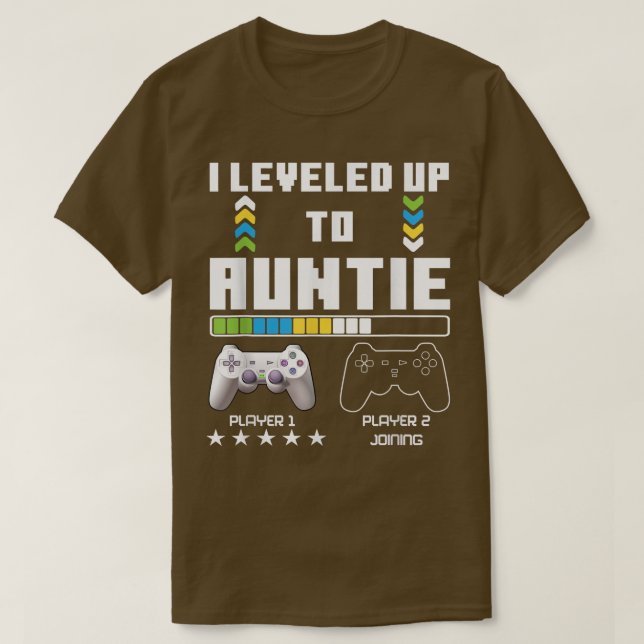 Utvecklad för att koppla upp Gravid A för videospe T Shirt (Design framsida)