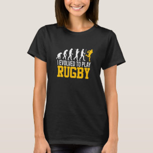 Utvecklad för att spela upp Rugby Sports Player Co T Shirt
