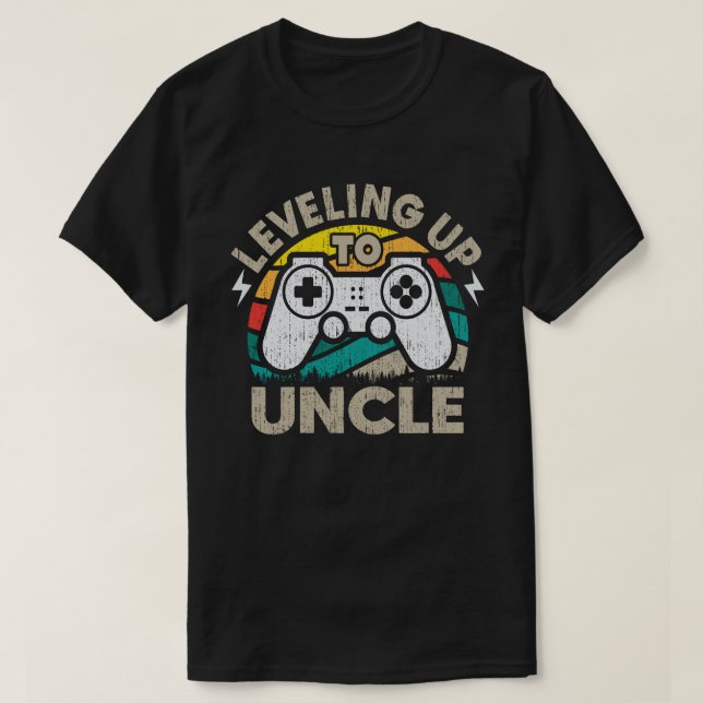 Utvecklad till morbror Gamer Gaming Future farbror T Shirt (Design framsida)