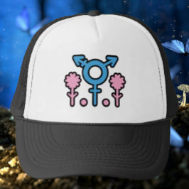 Utvecklad Trans Pride Symbol Trucker Hatt Keps