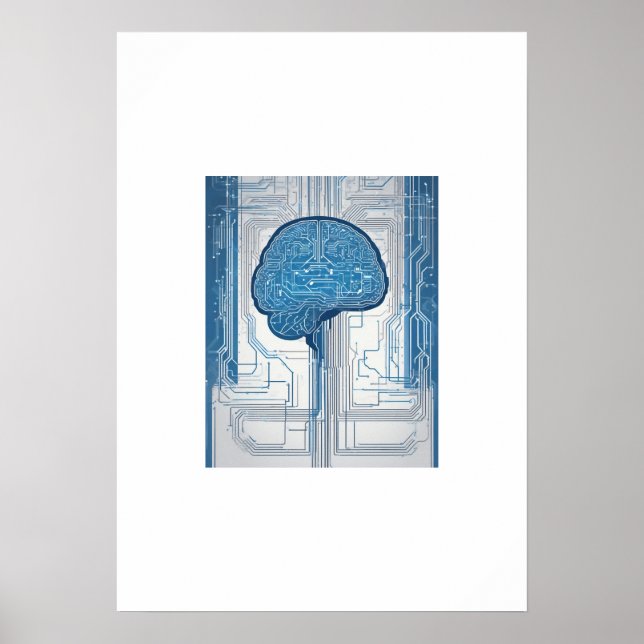 Utvecklar Kod Logik Geometrisk Tröja för Mjukvara  Poster (Framsidan)