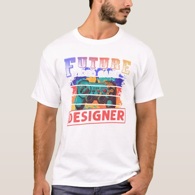 Utvecklaråterställ framtida video t shirt (Framsida)