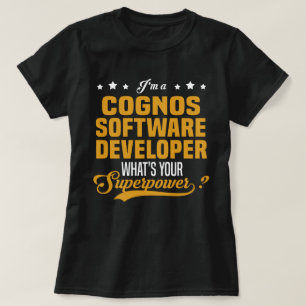 Utvecklare av Cognos Software T Shirt