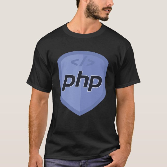 Utvecklare av PHP-programmerare för datorkoder T Shirt (Framsida)