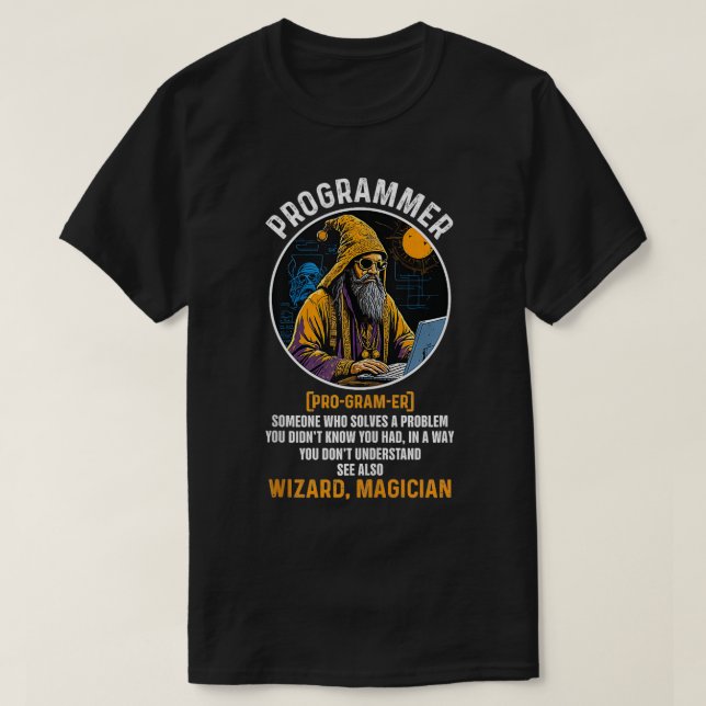 Utvecklare av Software för programvarudefinition T Shirt (Design framsida)