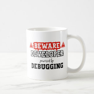 Utvecklare med felsökning Programplanering Kaffemugg