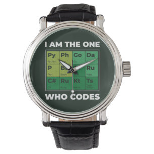 Utvecklare Periodic Bord Funny Armbandsur
