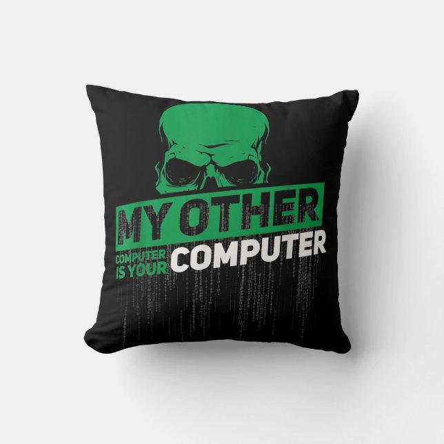 Utvecklare Sysadmin Ingenjör Hacker Nerd Admin-kod Kudde (Framsida)
