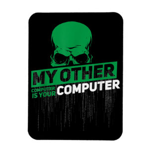 Utvecklare Sysadmin Ingenjör Hacker Nerd Admin-kod Magnet
