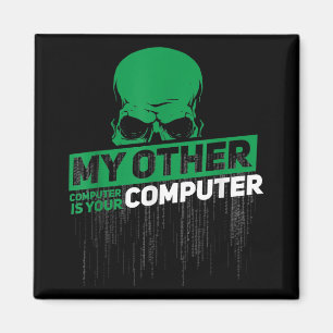 Utvecklare Sysadmin Ingenjör Hacker Nerd Admin-kod Magnet