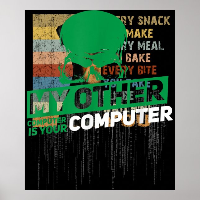 Utvecklare Sysadmin Ingenjör Hacker Nerd Admin-kod Poster (Framsidan)