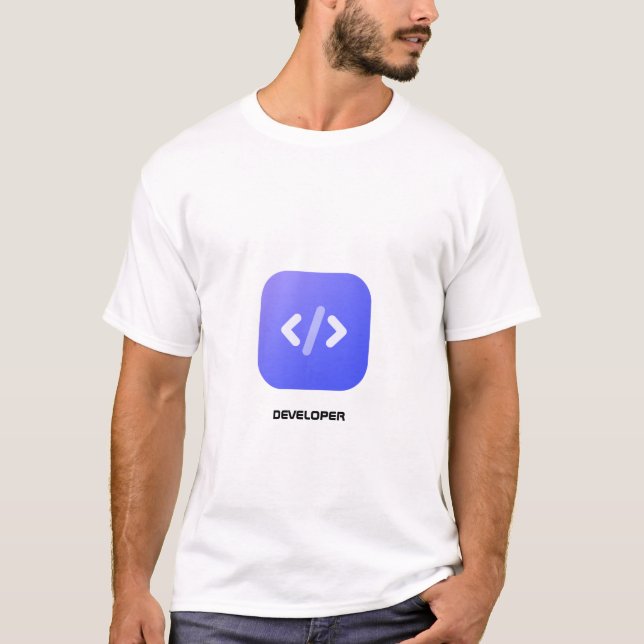 utvecklaren t shirt (Framsida)
