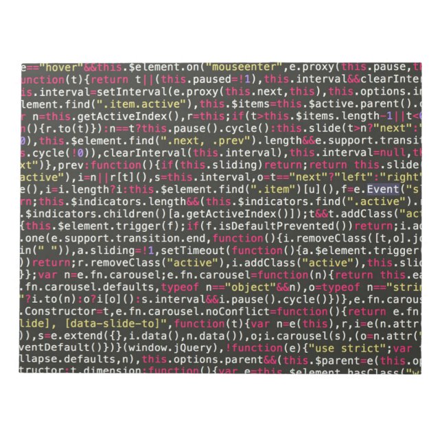 Utvecklarens terminal Mönster Anteckningsblock (Framsida)