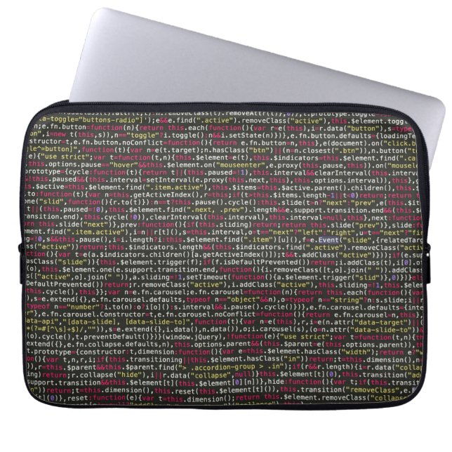 Utvecklarens terminal Mönster Laptop Fodral (Framsidan)
