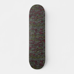 Utvecklarens terminal Mönster Mini Skateboard Bräda 18,5 Cm