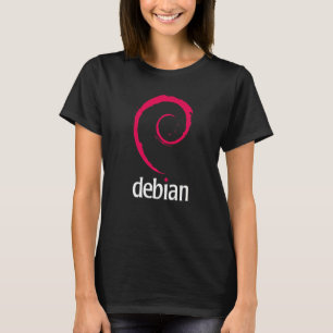 Utvecklarkod för Debian Linux Software Programmers T Shirt
