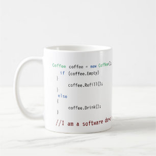 Utvecklarkod för Software för anpassade Kaffemugg