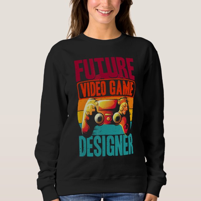 Utvecklarprogram för framtida videospelsdesigner t shirt (Framsida)