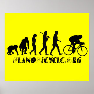 Utveckling av Cycling Arty Logotyp Plano Texas Gea Poster