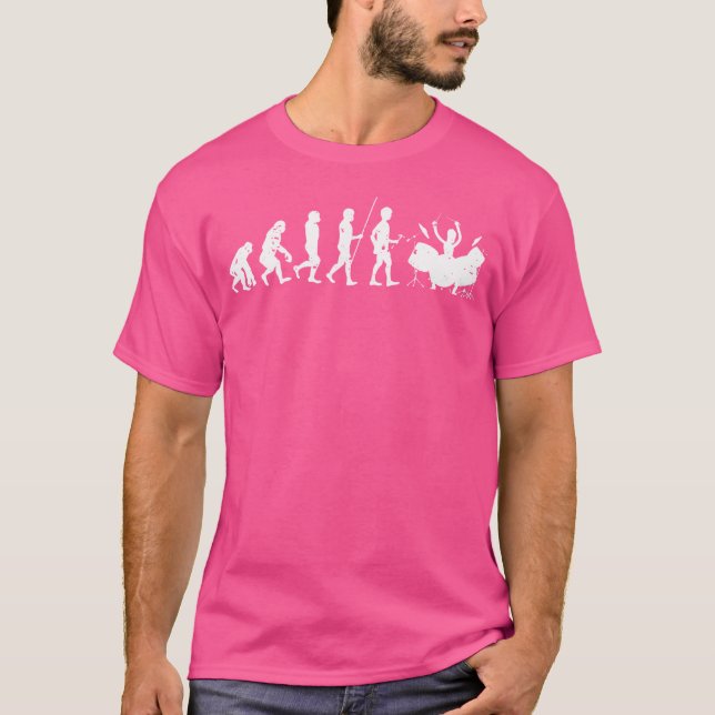 Utveckling av Drummer-drummer för musiker T Shirt (Framsida)