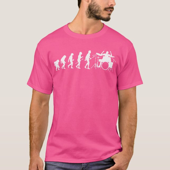 Utveckling av drummer - peokistisk banddrom t shirt (Framsida)