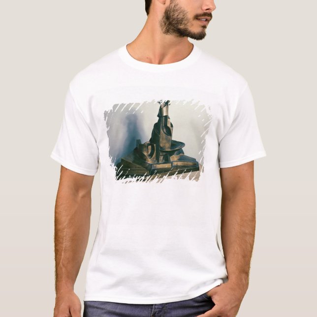 Utveckling av en flaska i utrymme, 1912 tee shirt (Framsida)