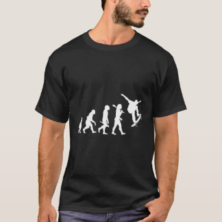 Utveckling av en Skateboarder Skateboard Kickflip T Shirt