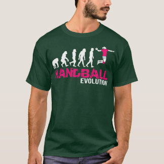 Utveckling av Handball Women Gift Girls Rosa 1 T Shirt
