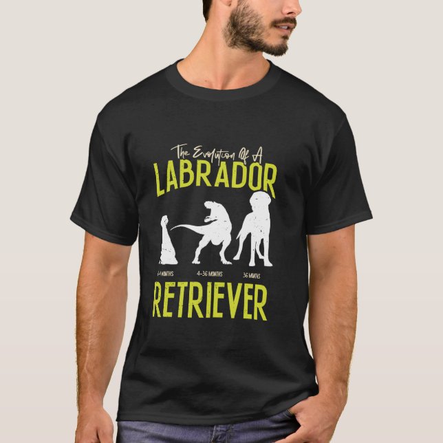UTVECKLING AV LABRADOR RETRIEVER Owner Labradors T Shirt (Framsida)