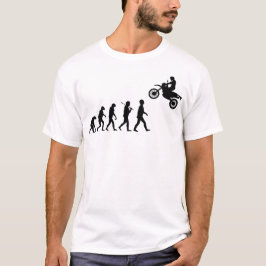 Utveckling av Man Motocross Hopp T-shirt