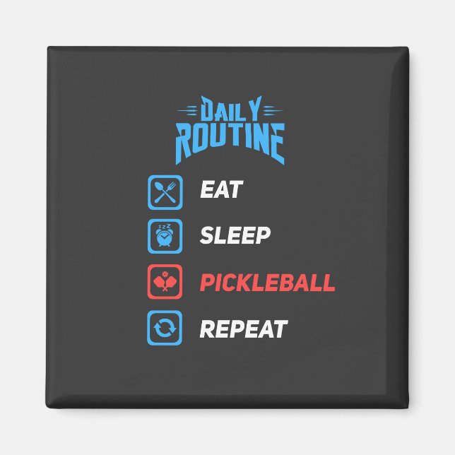 Utveckling av Pickleball Magnet (Framsidan)