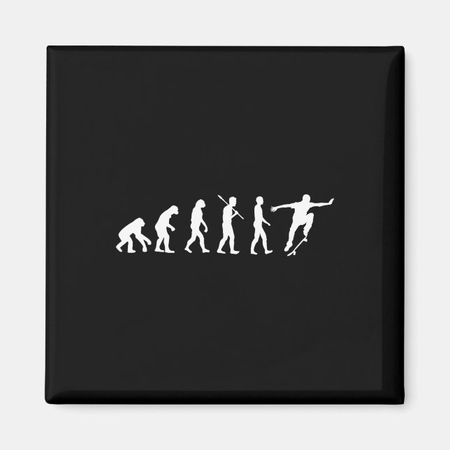 Utveckling Av Skateboardåkare - Skateboardpresent  Magnet (Framsidan)