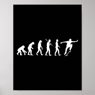 Utveckling Av Skateboardåkare - Skateboardpresent Poster