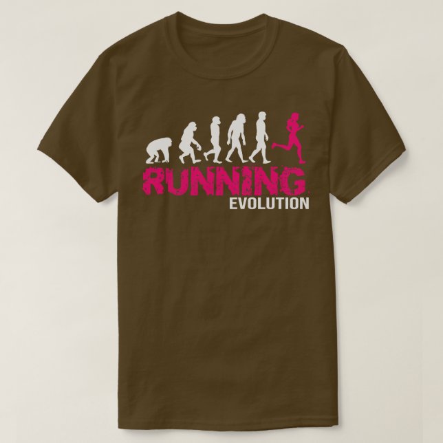 Utveckling av Springer för Running Girls-presenten T Shirt (Design framsida)
