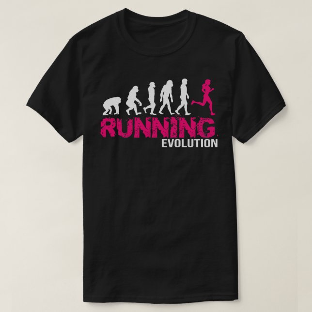 Utveckling av Springer för Running Girls-presenten T Shirt (Design framsida)