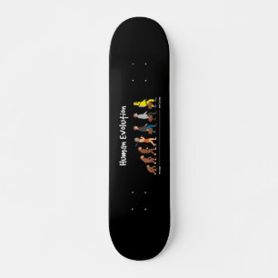 Utveckling - förflutet till framtiden mini skateboard bräda 18,5 cm