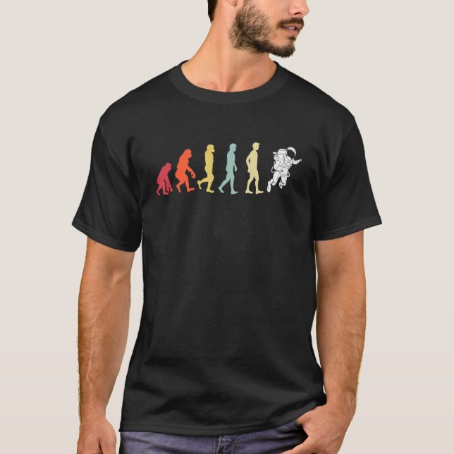 Utvecklingen av Astronauts Mars Costume Planets T Shirt (Framsida)