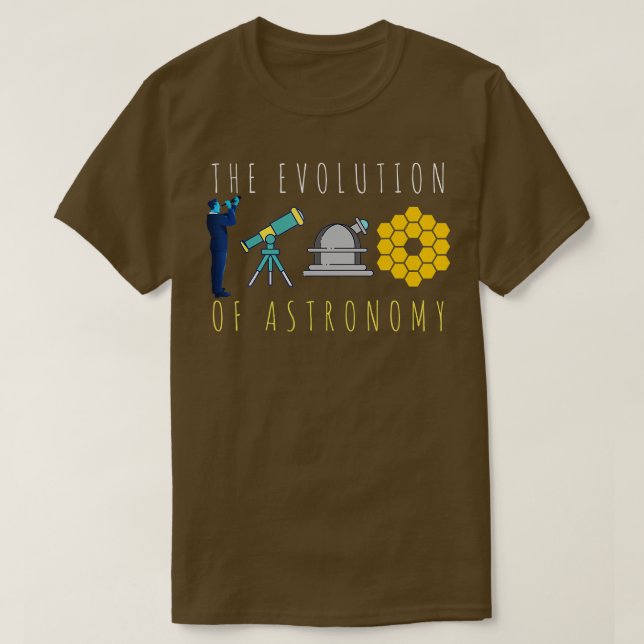 Utvecklingen av astronomiernas rymdteleskop JWST T Shirt (Design framsida)