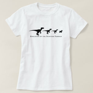 Utvecklingen av den skotska terrier t shirt