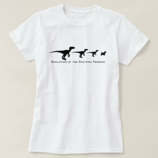 Utvecklingen av den skotska terrier t shirt
