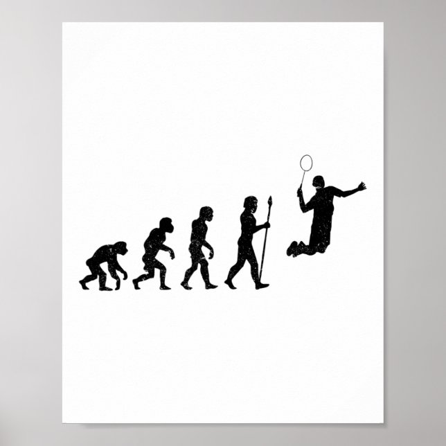 Utvecklingen av en Badminton-spelare - roligt Poster (Framsidan)