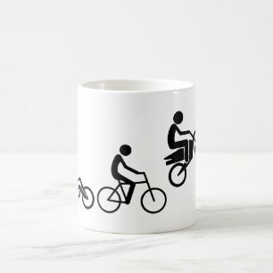 Utvecklingen av en Dirt Bike Motocross-förare Roli Kaffemugg