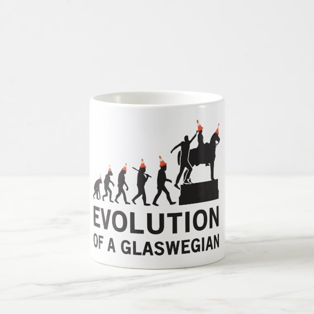 Utvecklingen av ett glasgow-Mugg (Glasgow) Kaffemugg (Center)