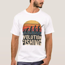 Utvecklingen av fiske - Retro Fisherman Sunset T-S