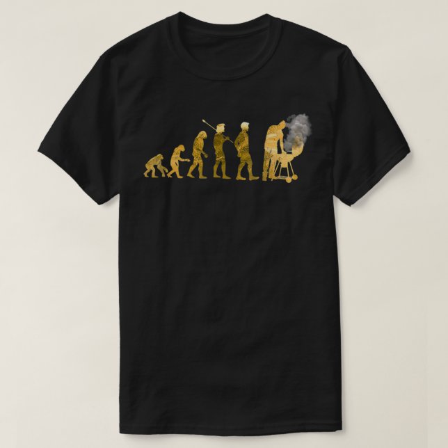 Utvecklingen av Grill Master BBQ Funny Grilling Fa T Shirt (Design framsida)
